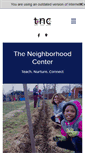 Mobile Screenshot of eastonareaneighborhoodcenter.org